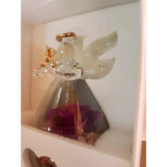ANLUNOB Mothers Day Birthday Gift Eternal Flower Preserved In Angel - Picture 4 of 4
